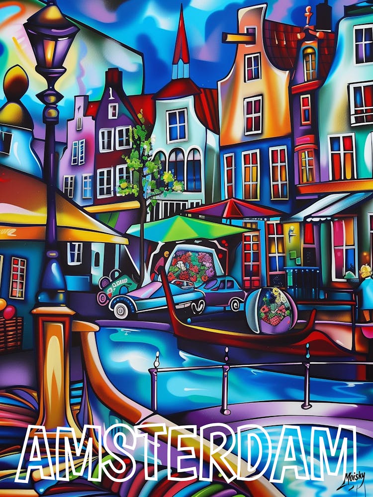 Amsterdam, Cubism and Surrealism, Typography