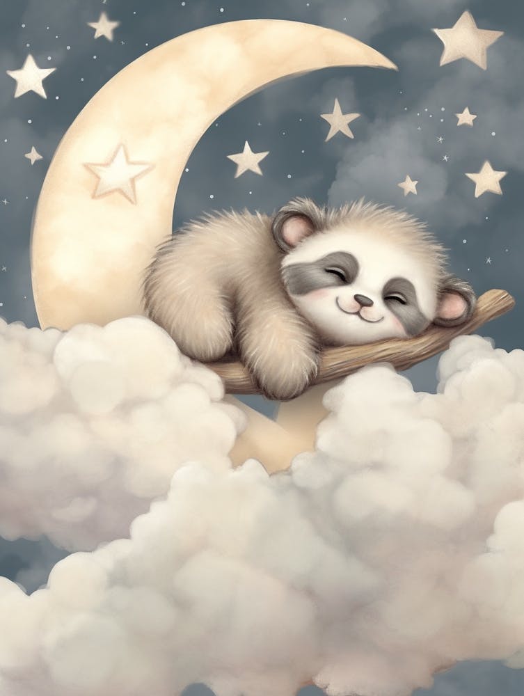 Sleeping Baby Raccoon 2