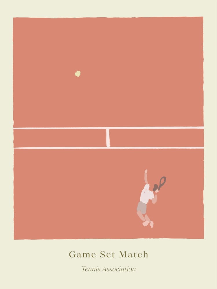 Boho Retro Sports 2 Tennis Court 4