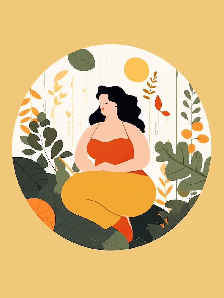 Elegant Body Positivity Icons