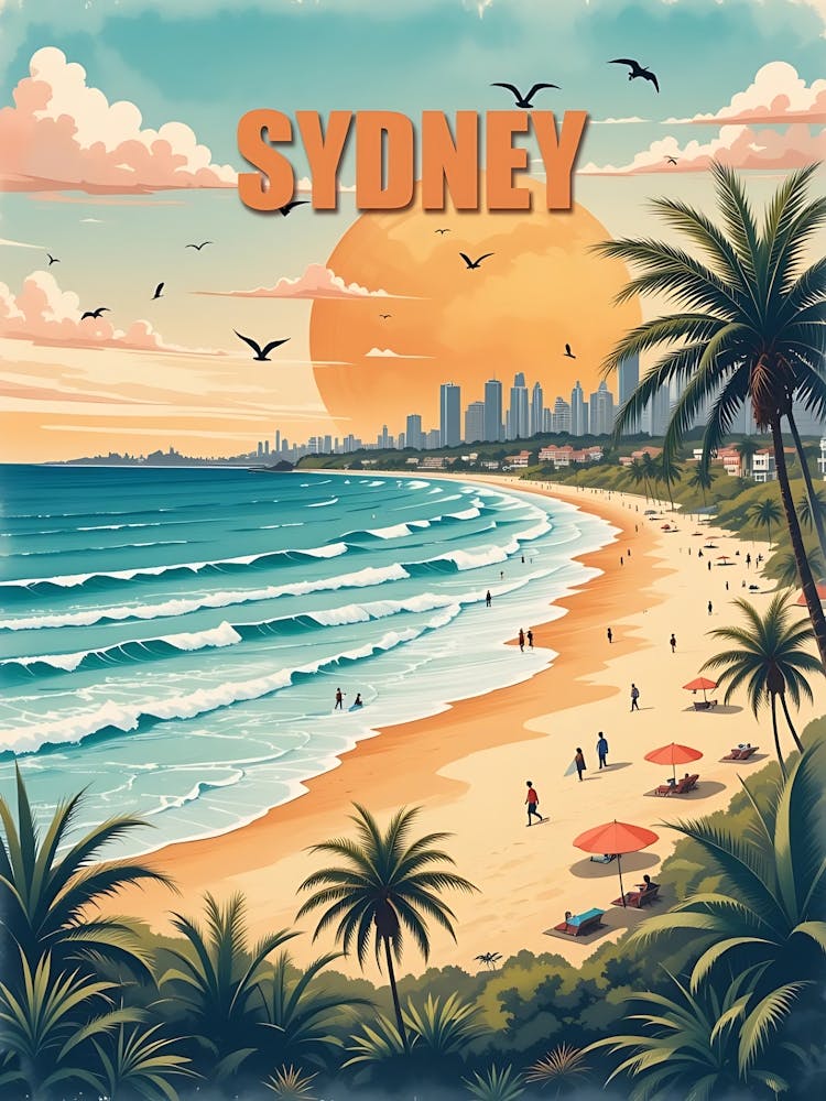 Sydney Vintage Reiseposter 9