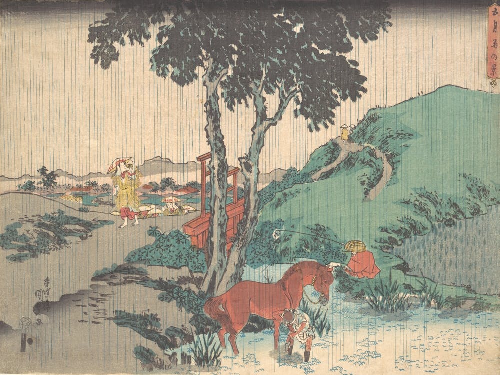 Rain Of The Fifth Month (Samidare) By Utagawa Kunisada