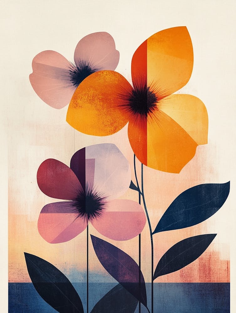 Fleurs Dans Le Ciel