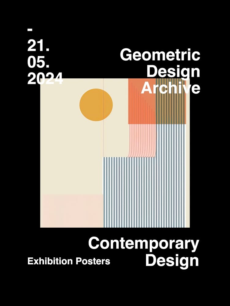 Geometric Design Archive Poster 42