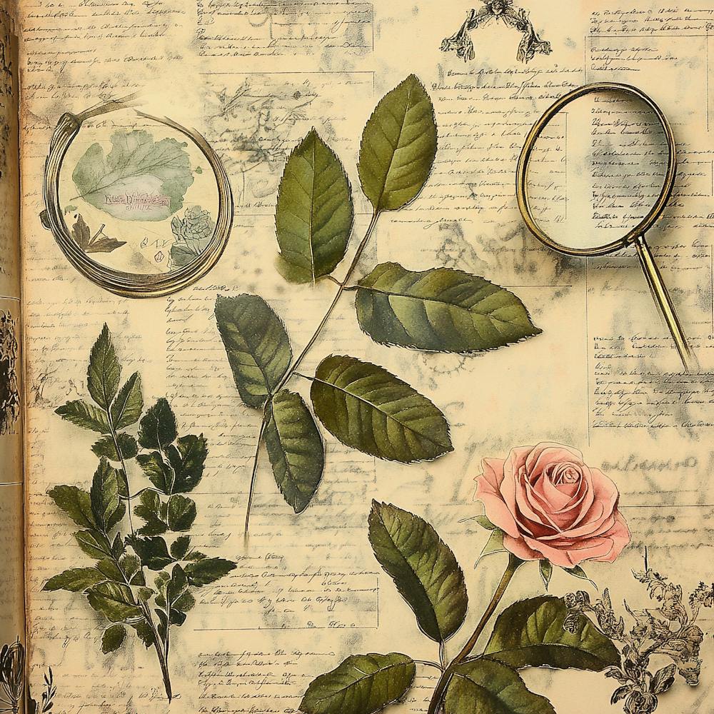 Vintage Herbarium Of Love 2