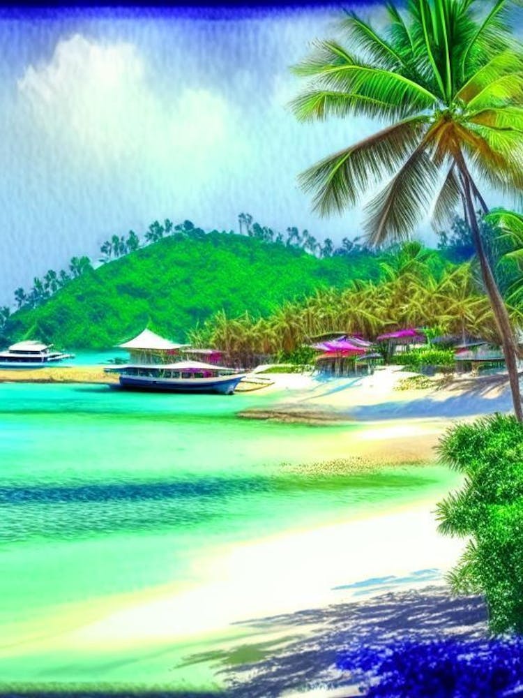 Koh Samui Thailand Soft Colours Tropical Destination