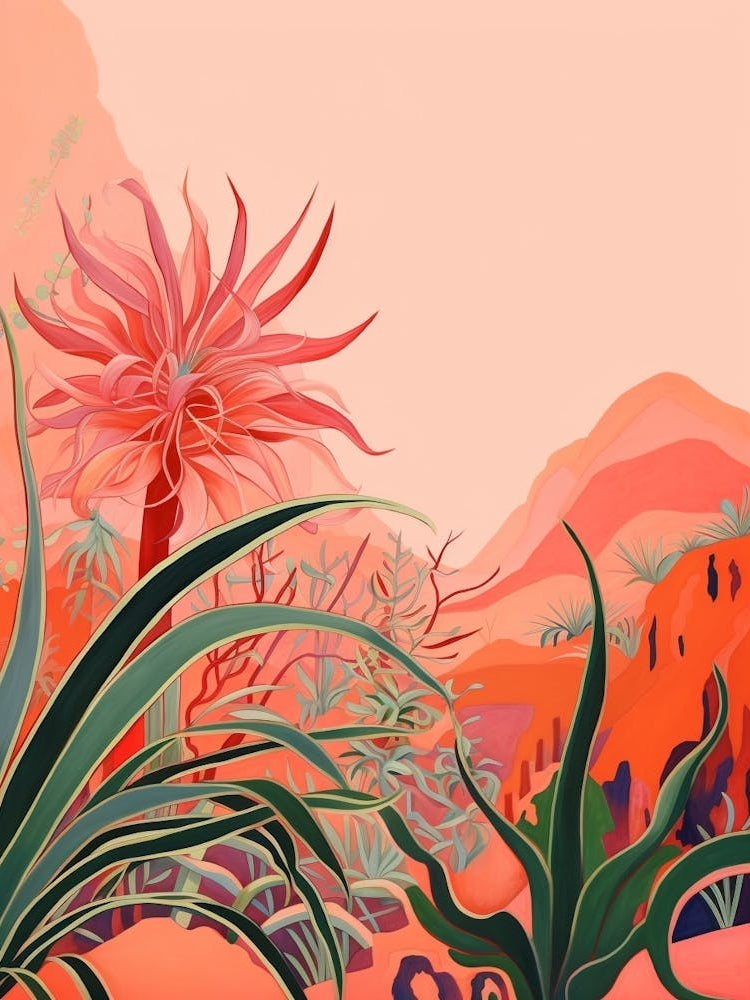 Boho Plant Painting Air Plant 3