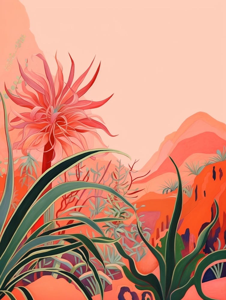 Boho Plant Painting Air Plant 3