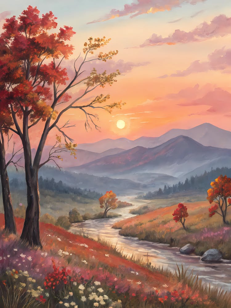 Sunset In The Mountains 39