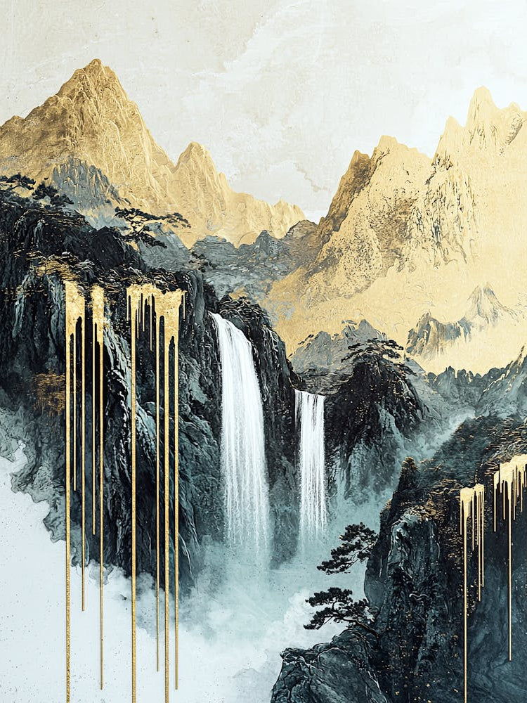 Appalachians Golden Peaks - Earthly Abstraction