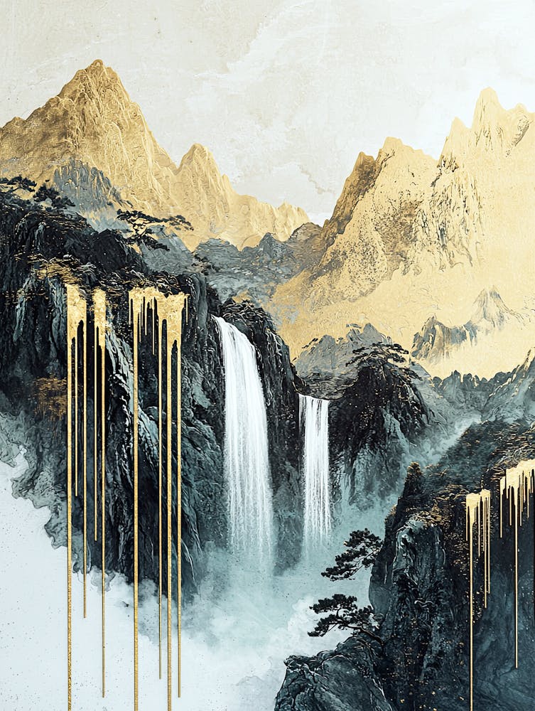 Appalachians Golden Peaks - Earthly Abstraction