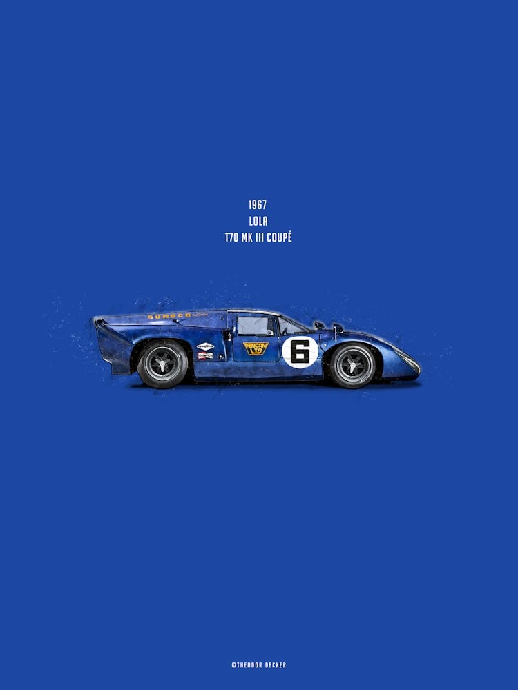 Voitures en Couleurs, Lola T70