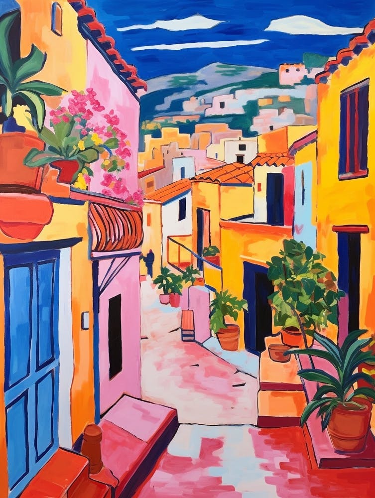 Cartagena Spain 4 Fauvist Painting