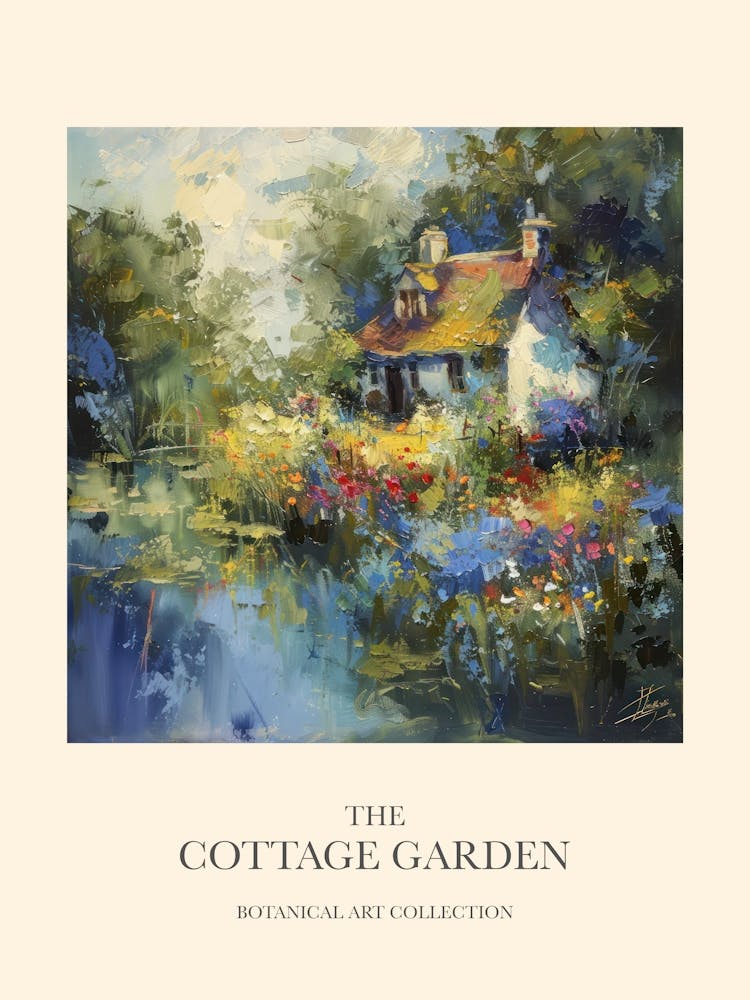 Flower Symphony Cottage Garden Poster 8