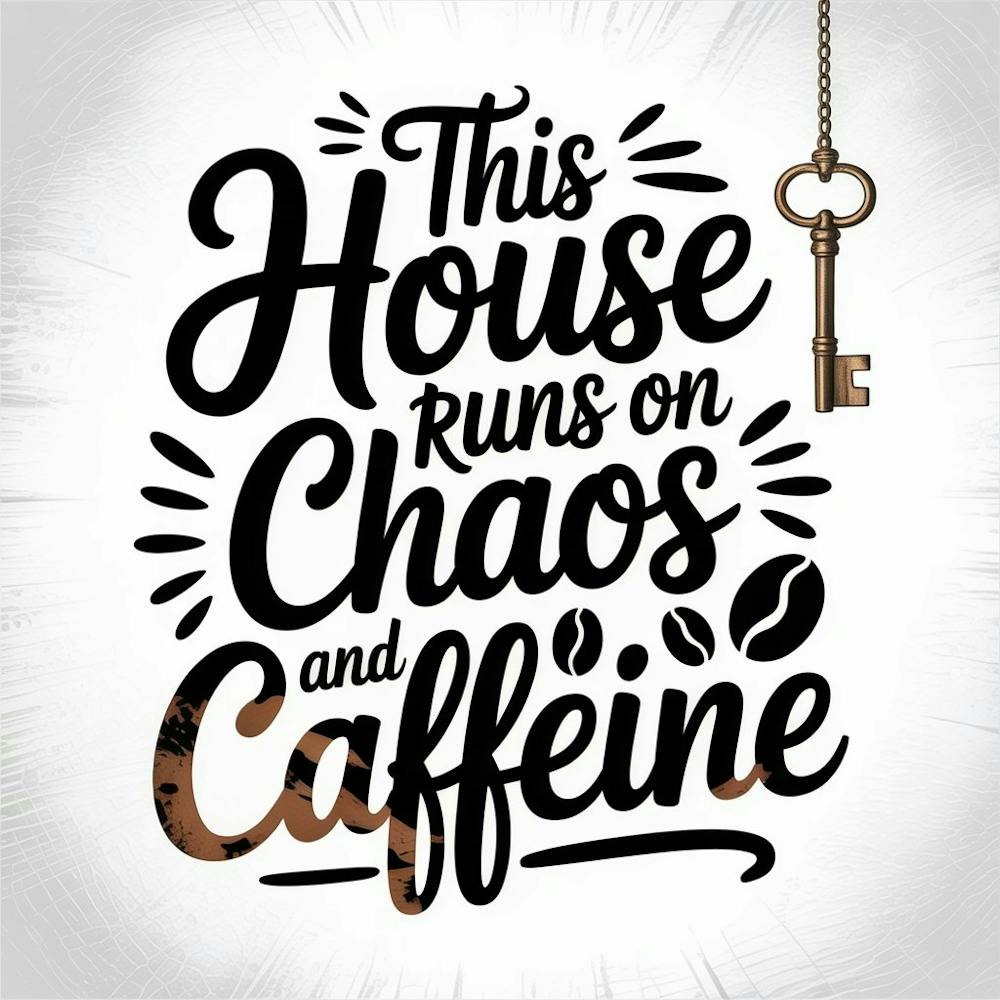 This House Runs On Chaos And Caffeine 3