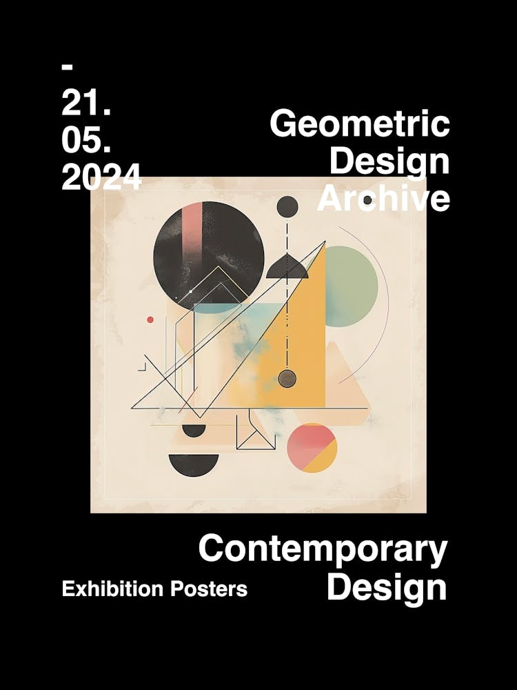 Geometric Design Archive Poster 09