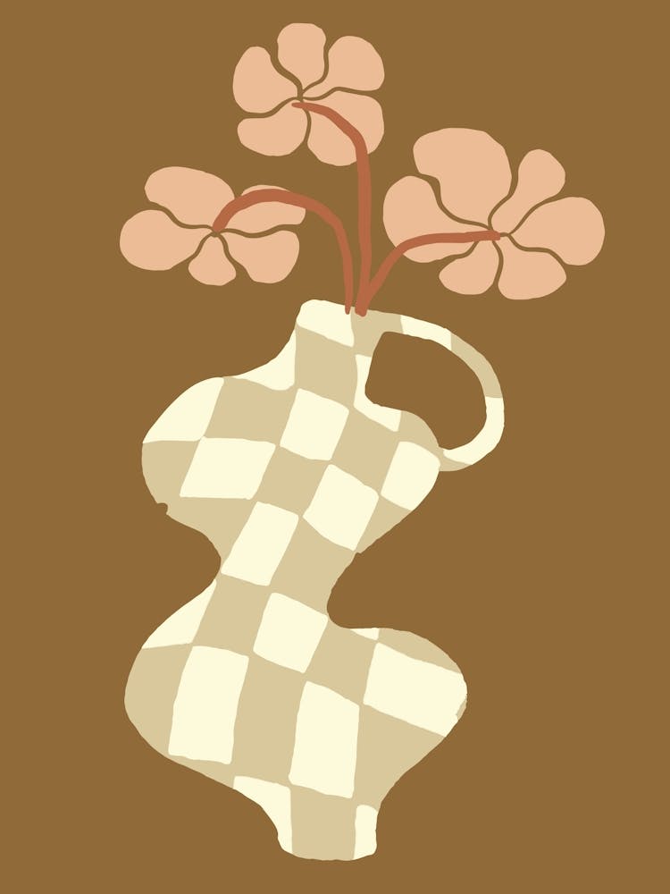 Checkered Vase 1