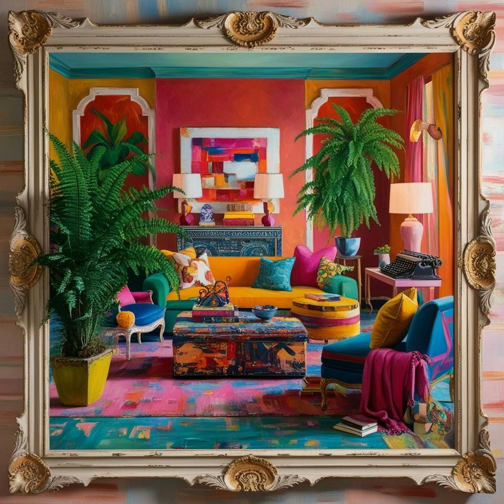 Colorful Living Room