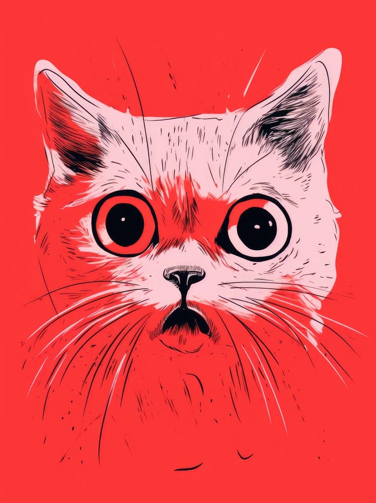 Cat With Big Eyes