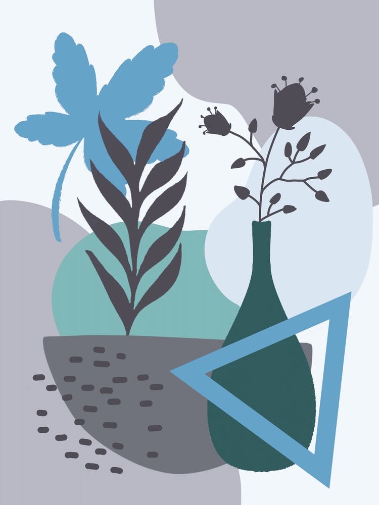 Abstract Of Flowers And Plants
