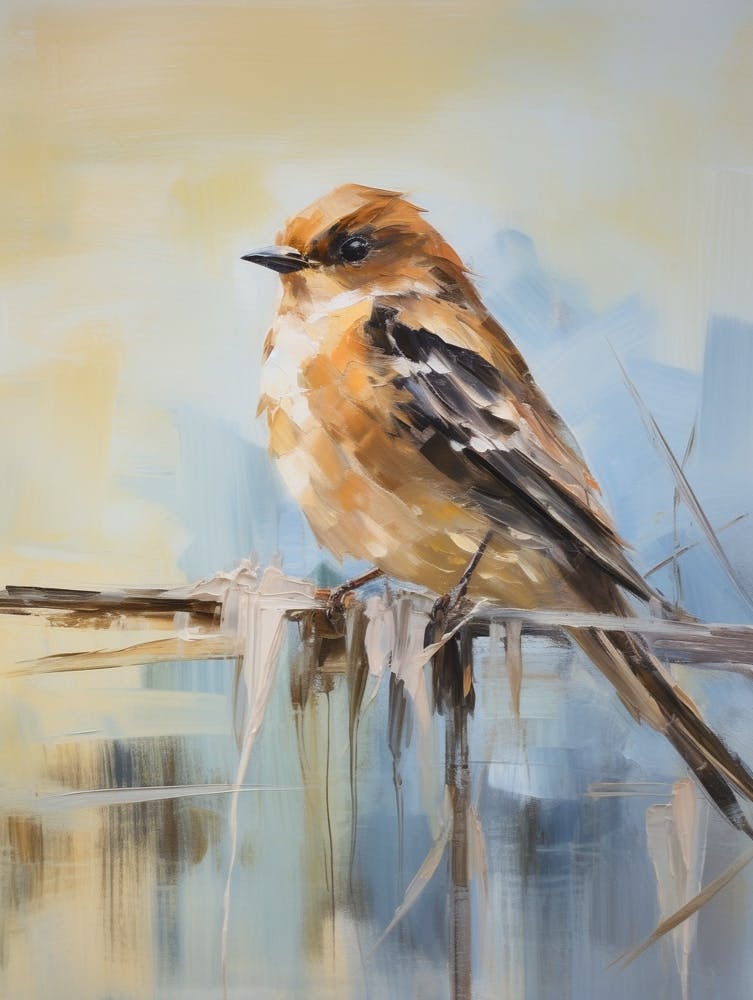 Bird Painting Swallow 3
