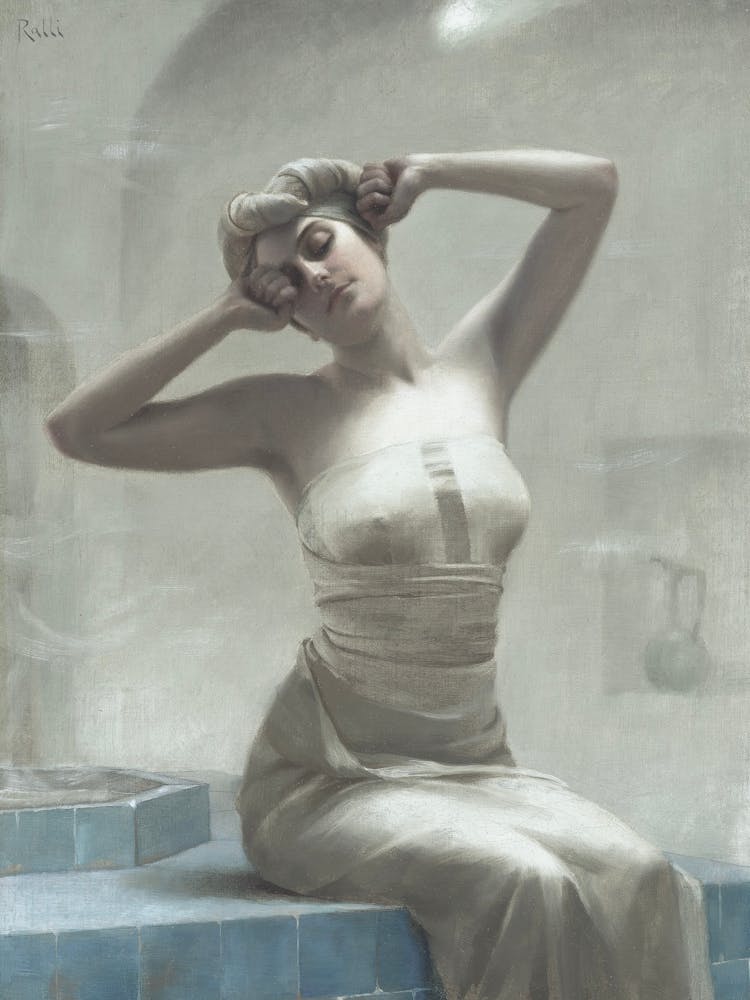 Woman In A Bath