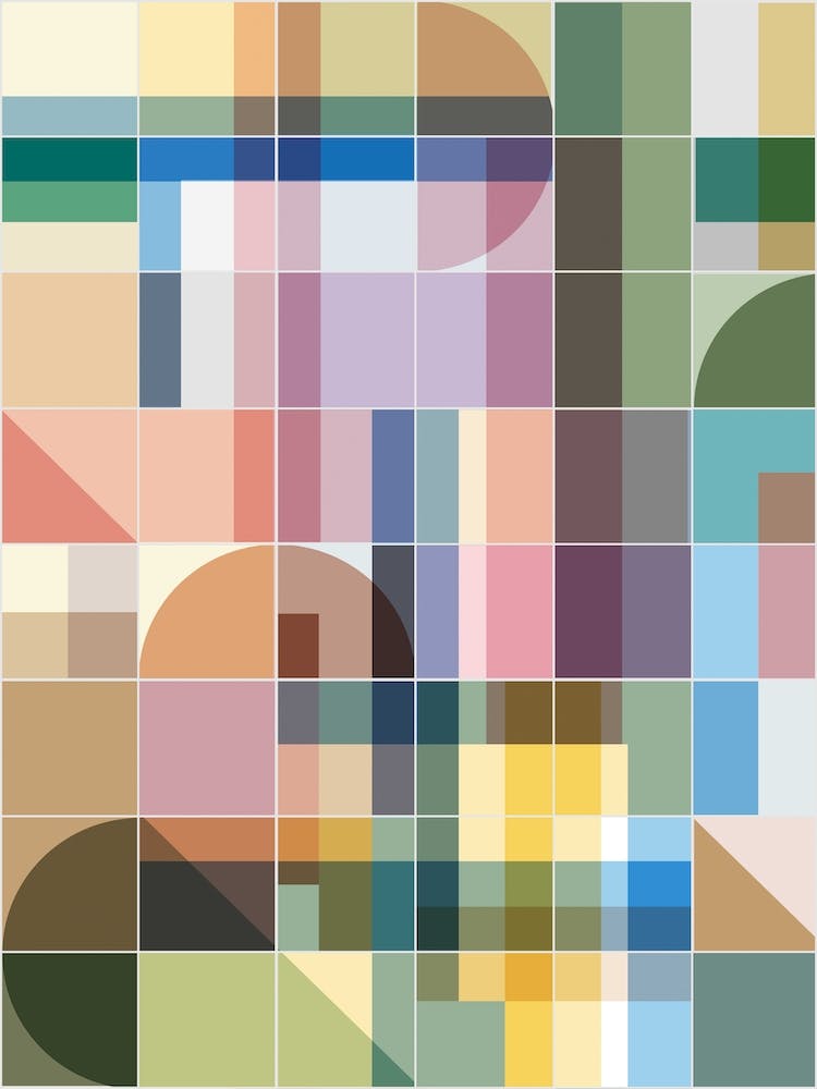 Geometric Colorful Tiles