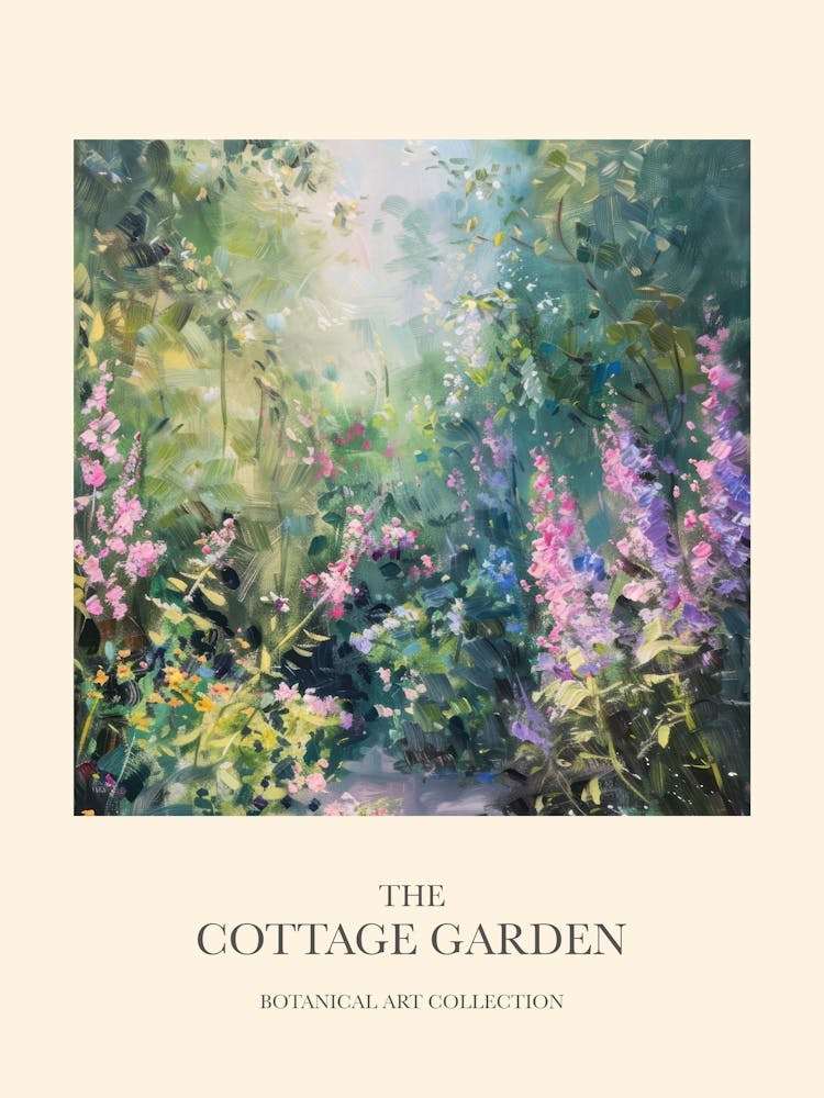 Cottage Garden Poster Wild Bloom 1