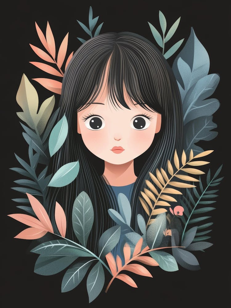 Girl With Leaves 14