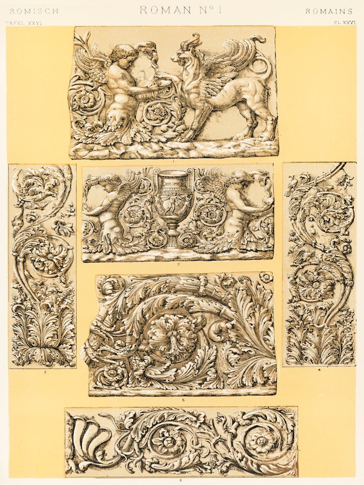 Vintage Pattern Illustration, Owen Jones