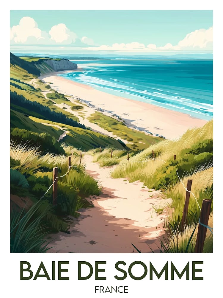 Affiche de voyage Baie De Somme