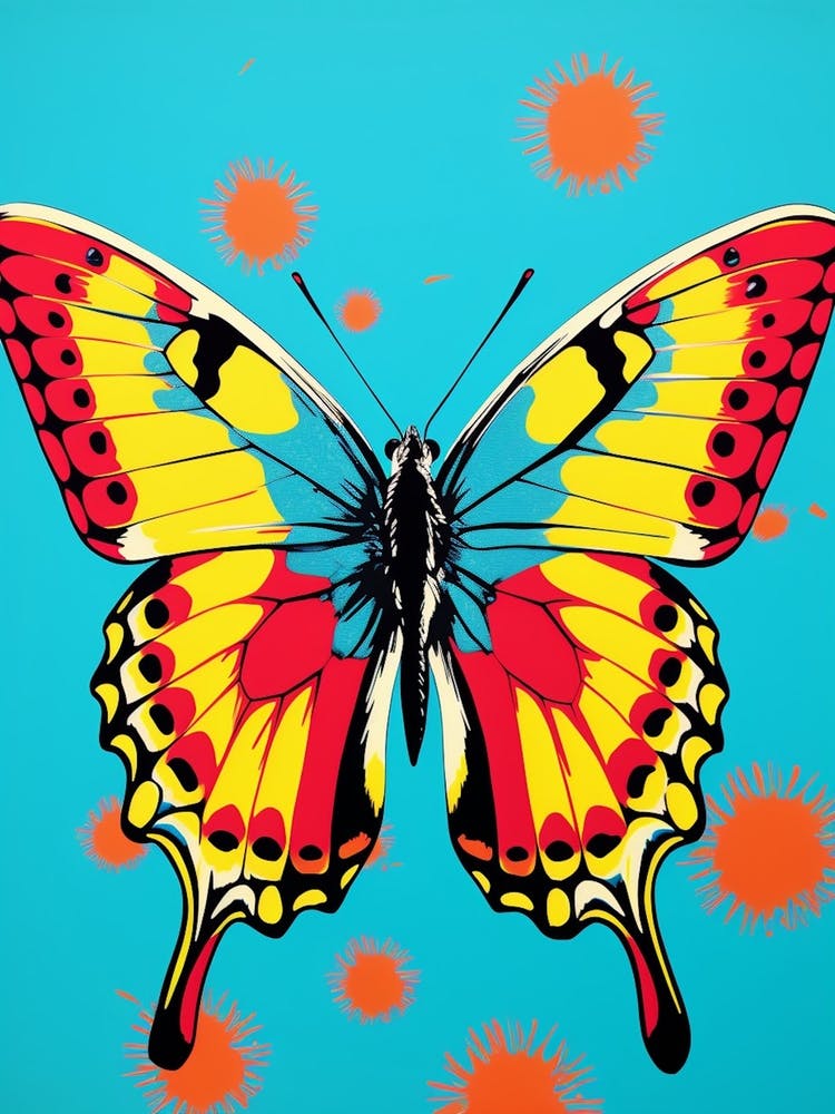 Pop Art Brimstone Butterfly 1