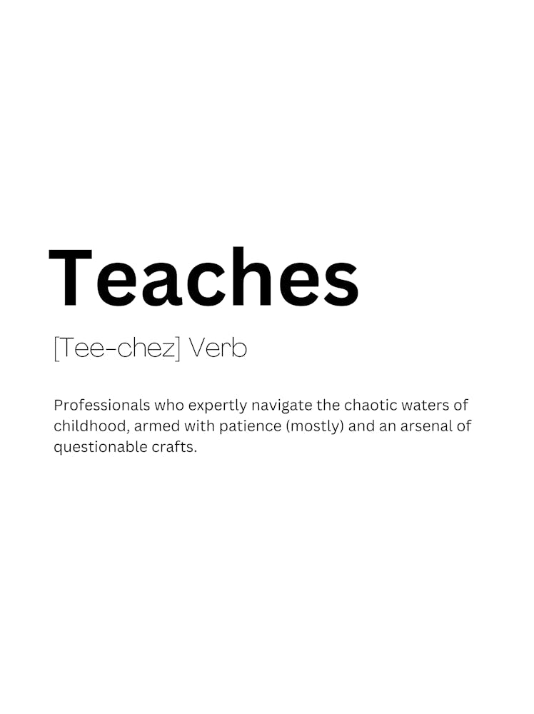 Teaches Definition Meaning