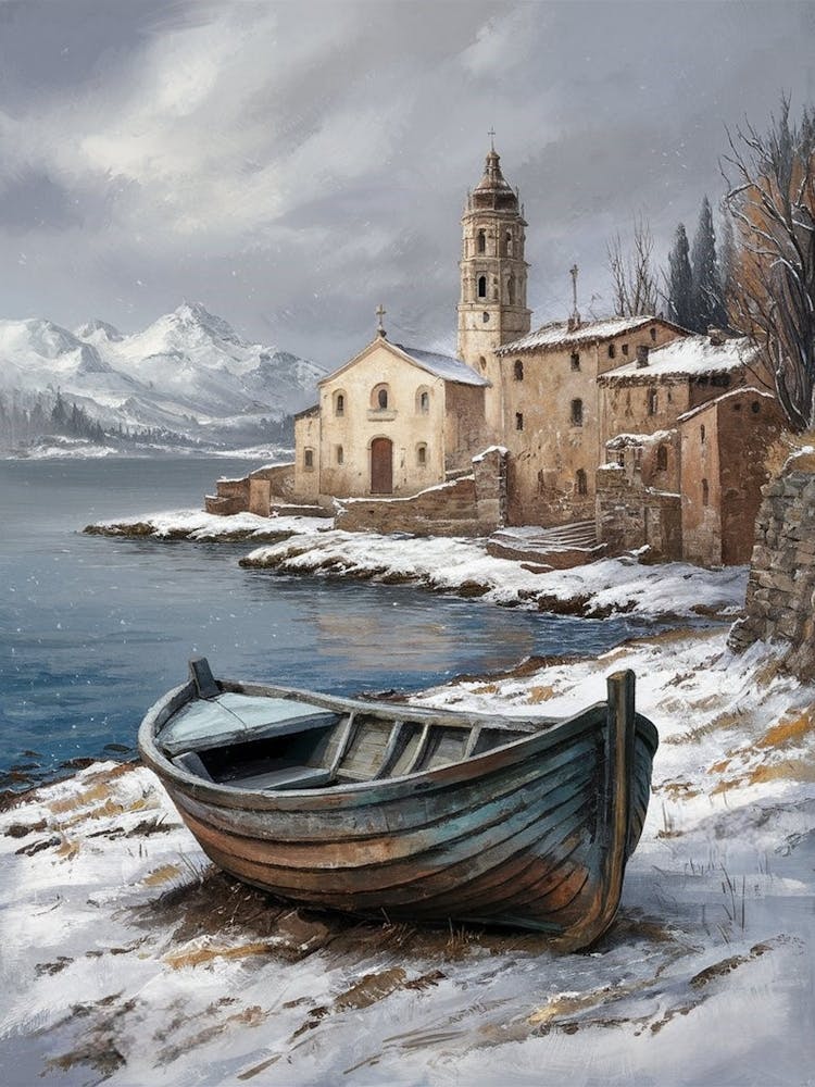 Boot im Schnee 2