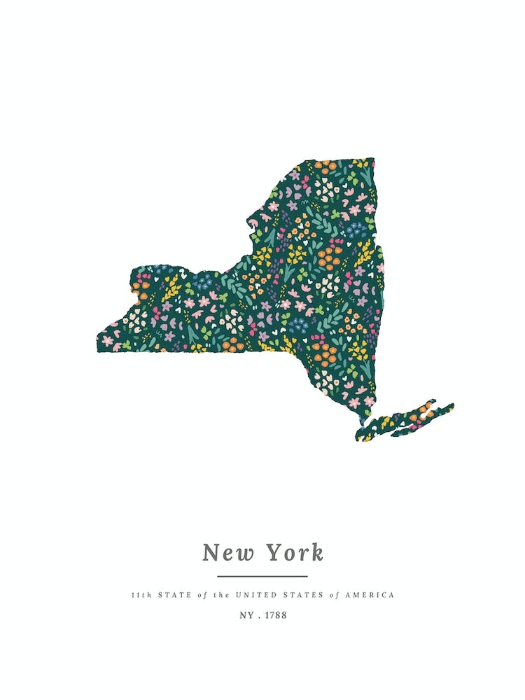 New York State | Wildflowers on Juniper Green