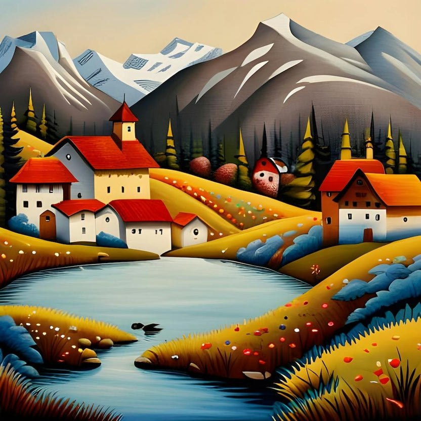 Village In The Mountains
