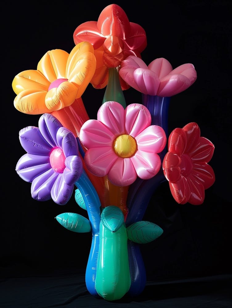 Helle Aufblasbare Blumen Astern 6