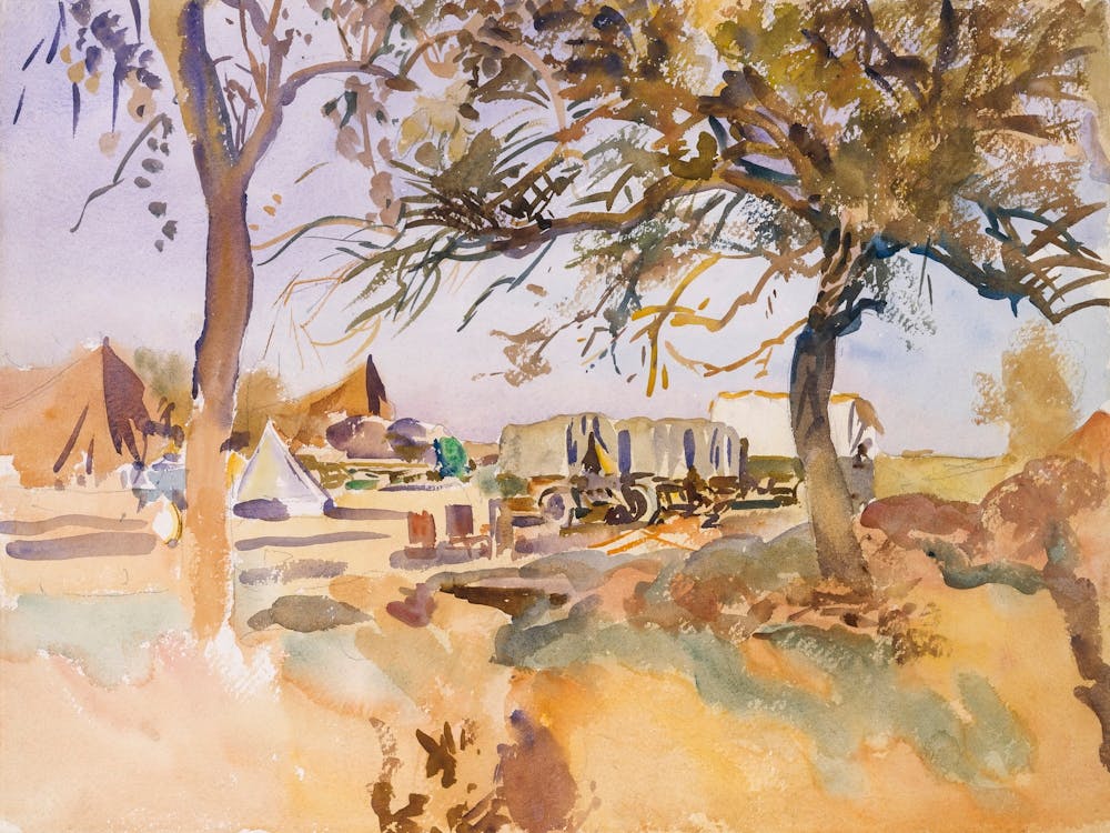 Military Camp (1918), John Singer Sargent