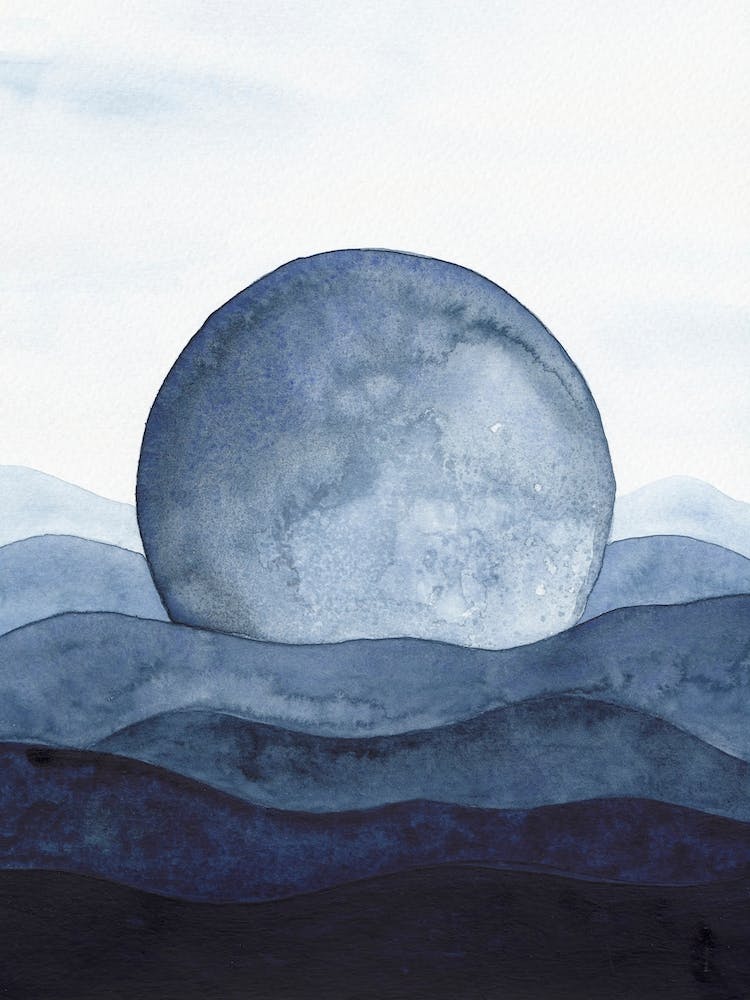 Blue Moon Landscape