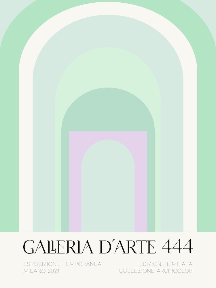 Galleria D'Arte 444 Geometric Arches 2
