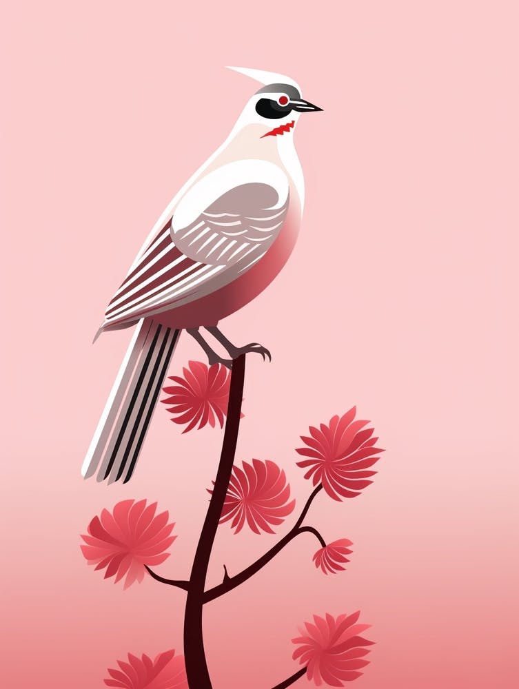 Illustration minimaliste - Tétras 1