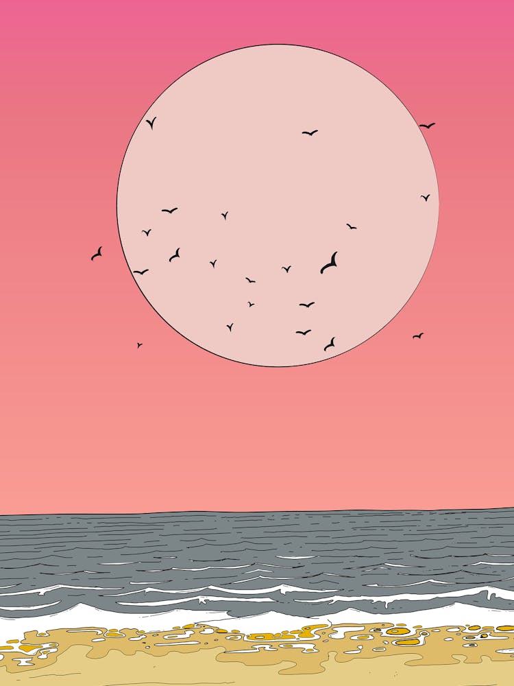 Sunset At The Beach