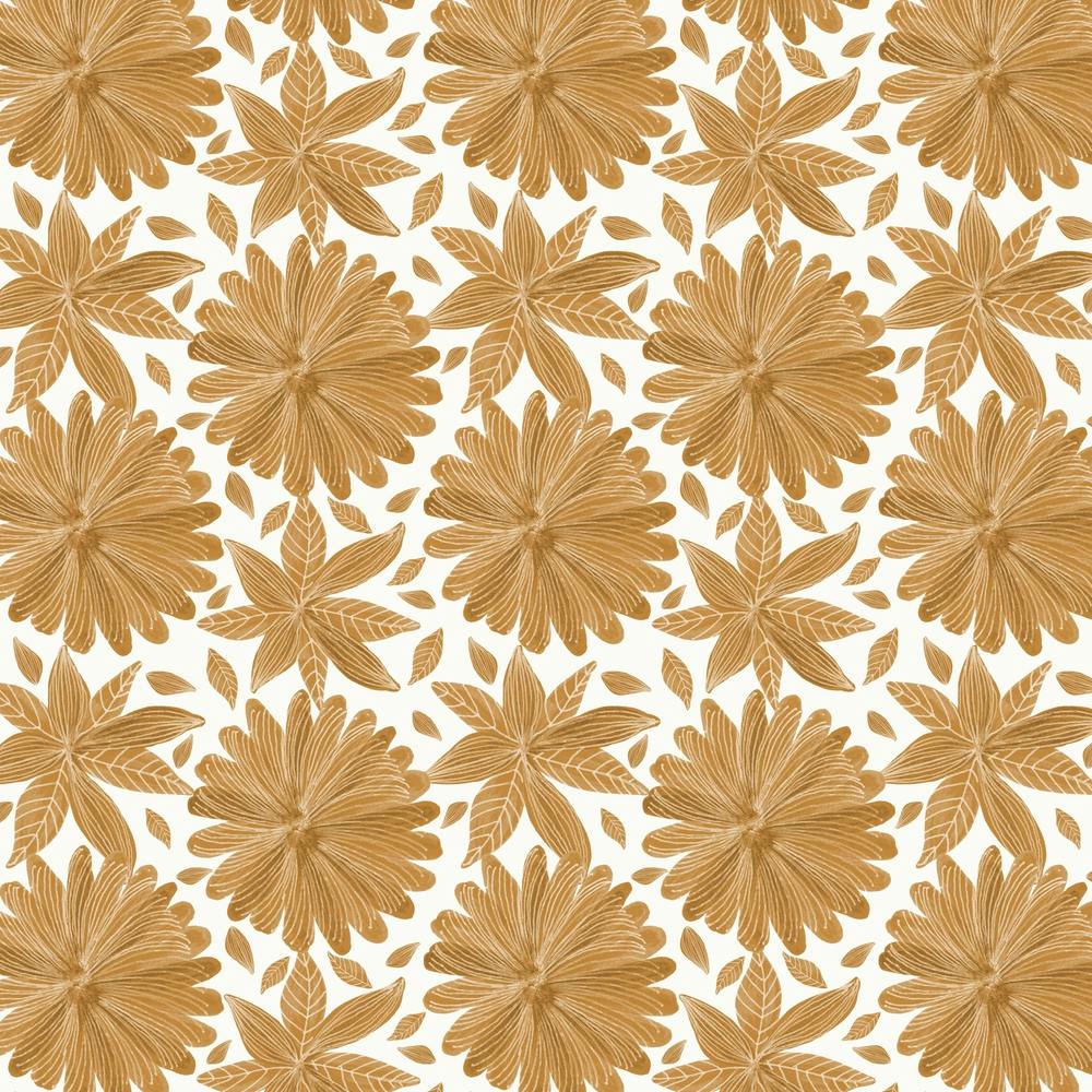 Beige auf Beige Blühende Blumen
