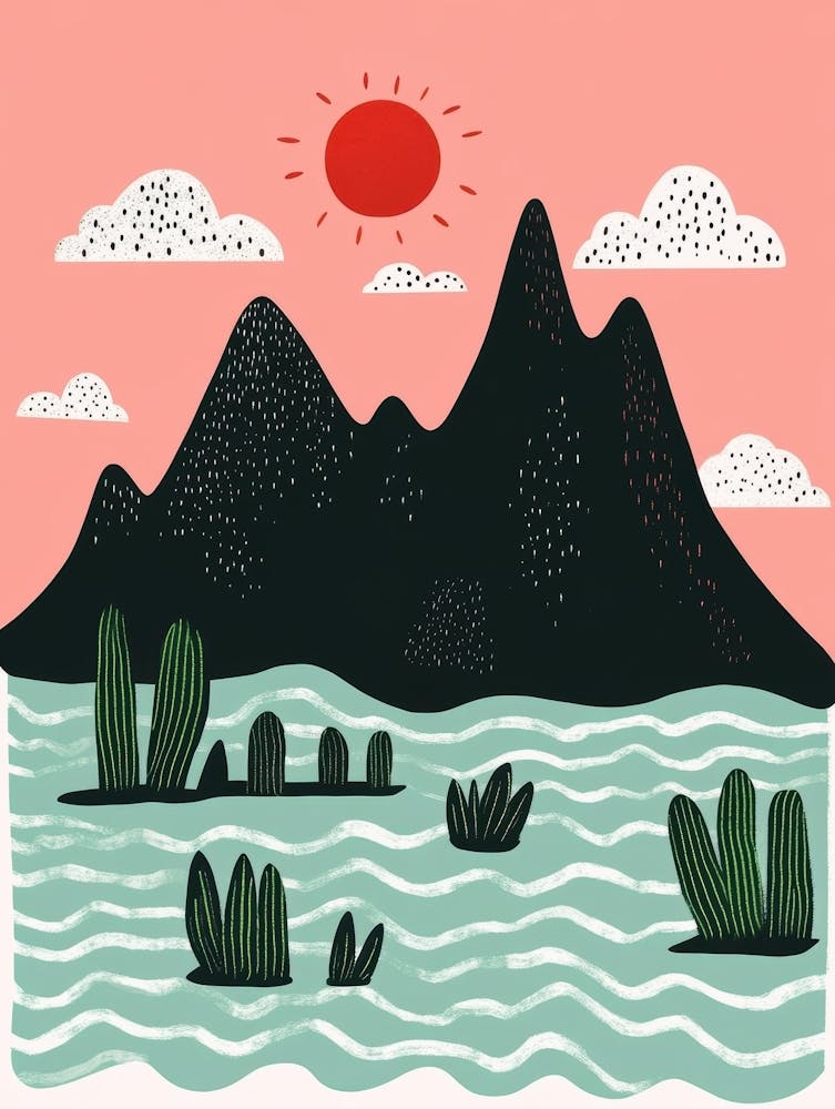 Cactus In The Water