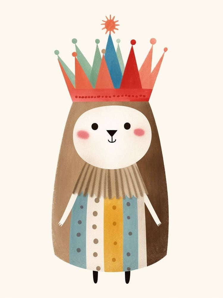 Little Porcupine 2 Wearing A Crown