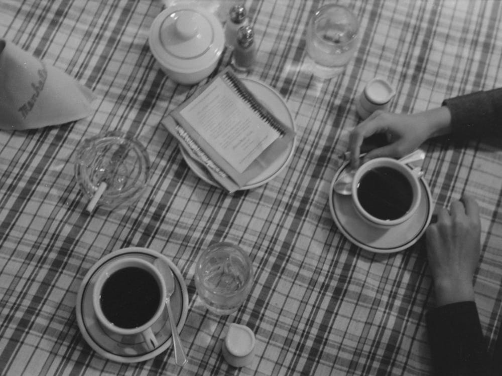Untitled Photo, Possibly Related To After Dinner Coffee, Restaurant, Lufkin, Texas By Russell Lee