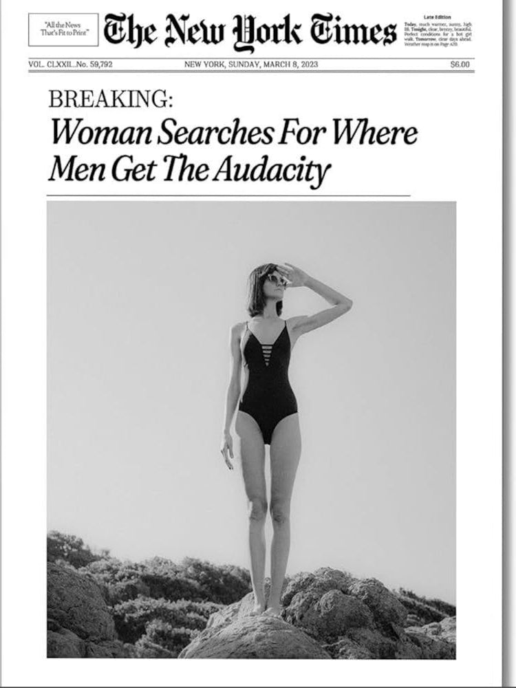 Woman Searches For Where Men Get The Audacity