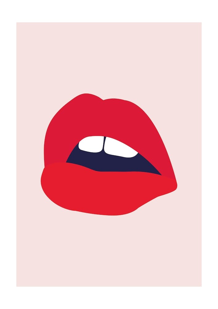 Red Lips Salmon Back