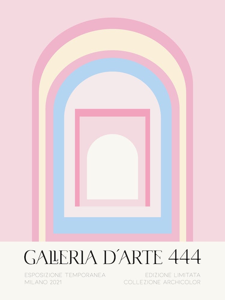 Galleria D'Arte 444 Geometric Arches 1