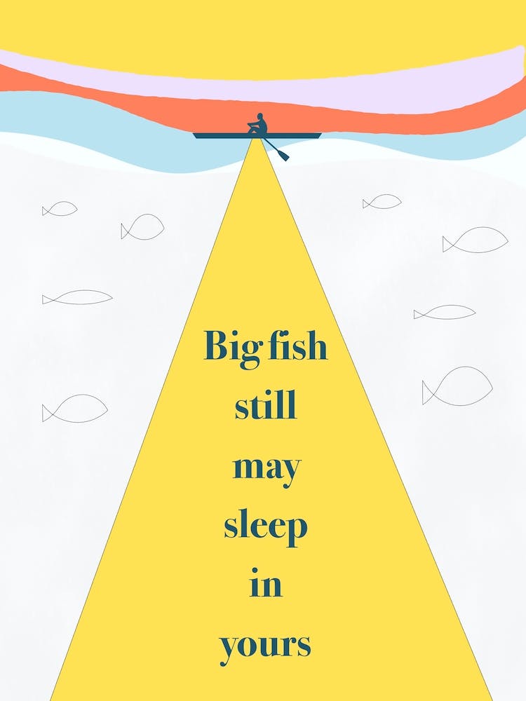 Big fish - yellow nature